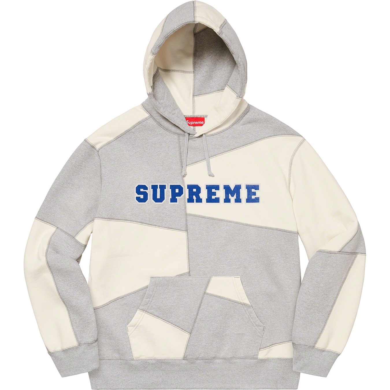 Patchwork Hooded Sweatshirt view 6